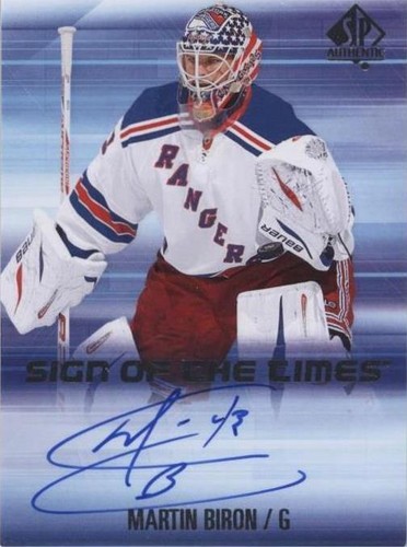 2015-16 SP Authentic - Martin Biron #SOTT-MB