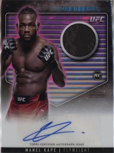 2024 Topps Midnight UFC - Manel Kape #RCA-MKA