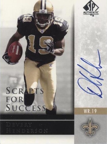 2004 SP Authentic Devery Henderson #SS-DV