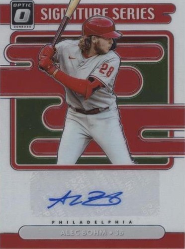 2021 Panini Donruss Optic - Alec Bohm #SS-AB