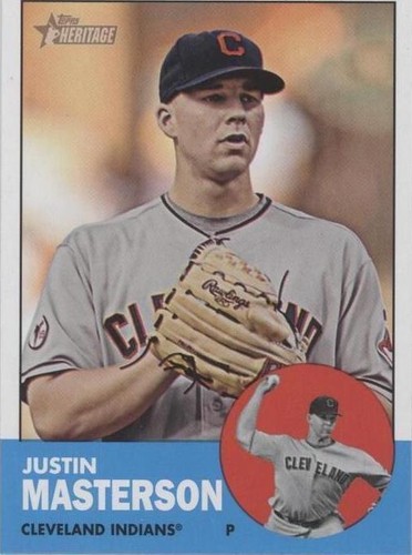 2012 Topps Heritage - Justin Masterson #14