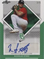 2016 Leaf Perfect Game National Showcase - Nicholas Storz #BA-303