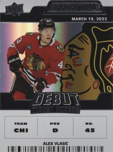 2022-23 Upper Deck Credentials - Alex Vlasic #179