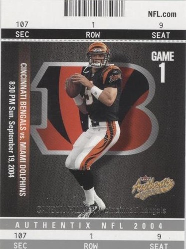 2004 Fleer Authentix Carson Palmer #6