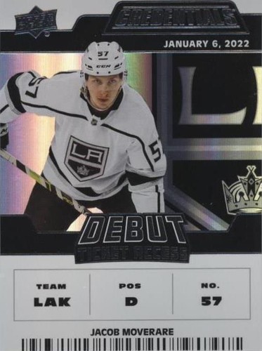 2022-23 Upper Deck Credentials - Jacob Moverare #155