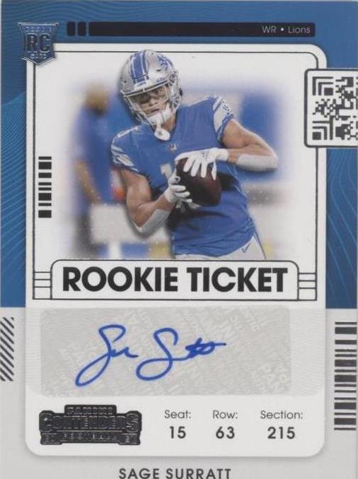 2021 Panini Contenders Sage Surratt #264