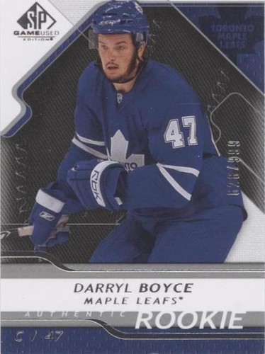 2008-09 SP Game Used Edition - Darryl Boyce #120