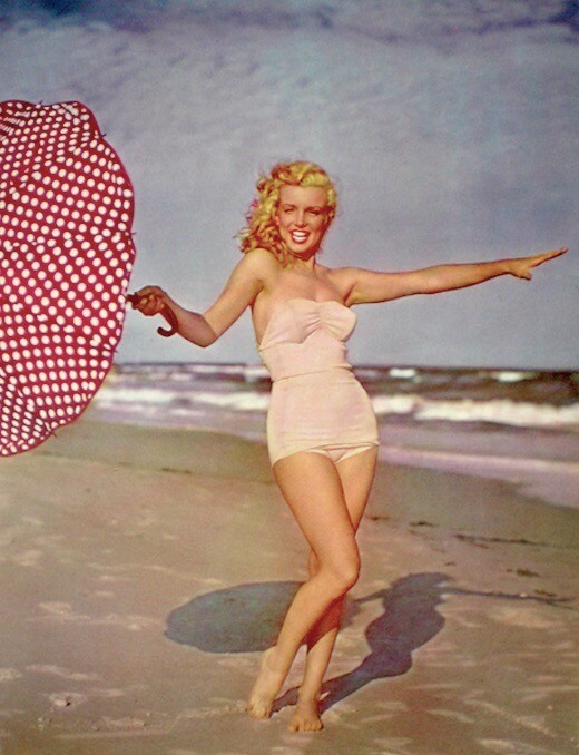 marilyn-monroe-1953-vintage-pinup-litho-andre-de-dienes-tobay-beach-photo-coa