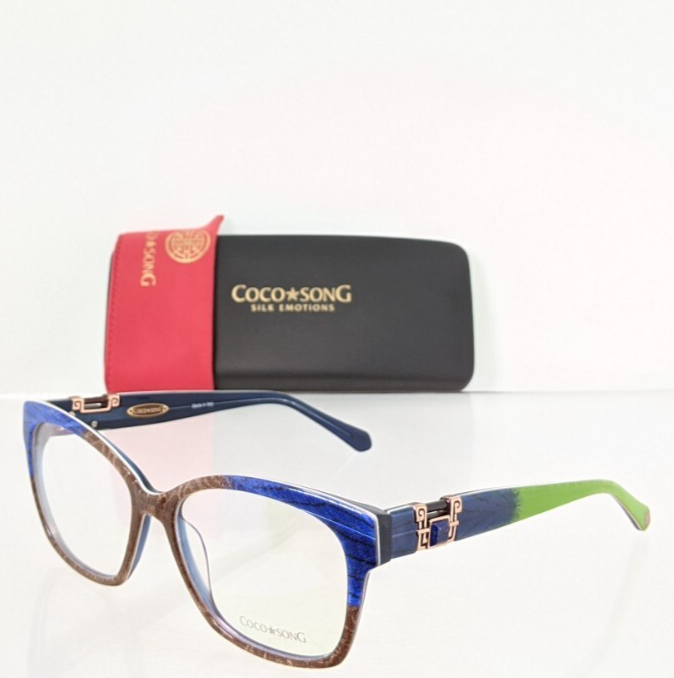 New Authentic COCO SONG Eyeglasses Crystal Trouble Col. 2 55mm CV163