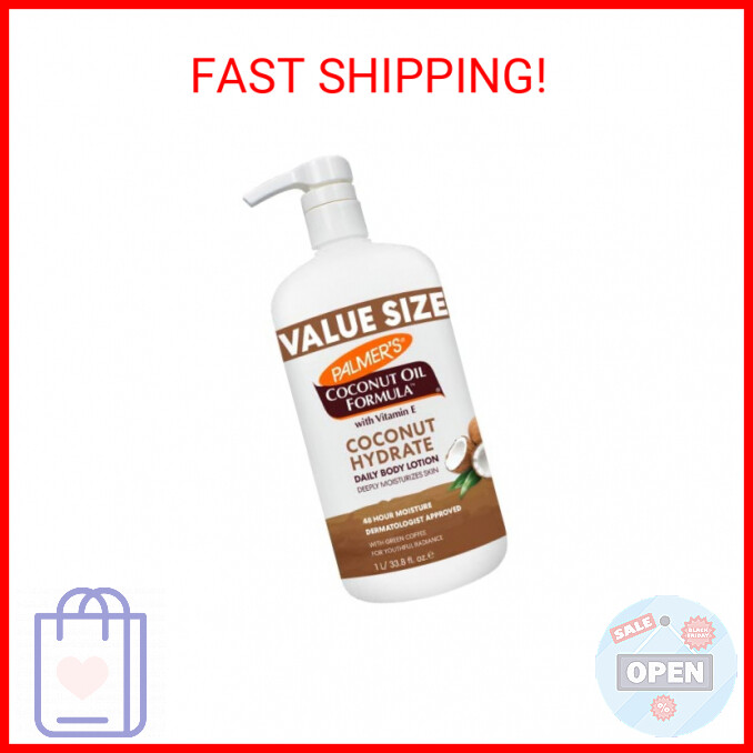 Palmer's Coconut Oil Formula Body Lotion for Dry Skin, Hand & Body Moisturizer w