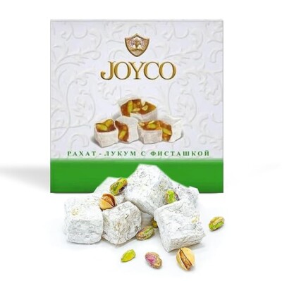 JOYCO - GRAND CANDY - Pistachio Rahat Lokum Traditional Delight - 0.55lb Soft