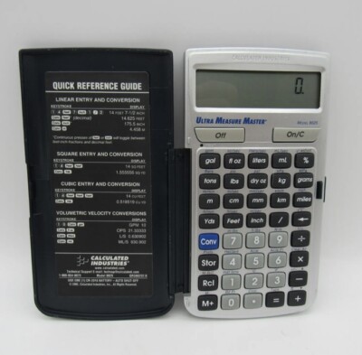 Calculated Industries - Ultra Measure Master - 8025 Calculator