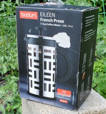 *WOW* BODUM Eileen 34 oz FRENCH PRESS coffee tea maker 8 CUPS glass brewer