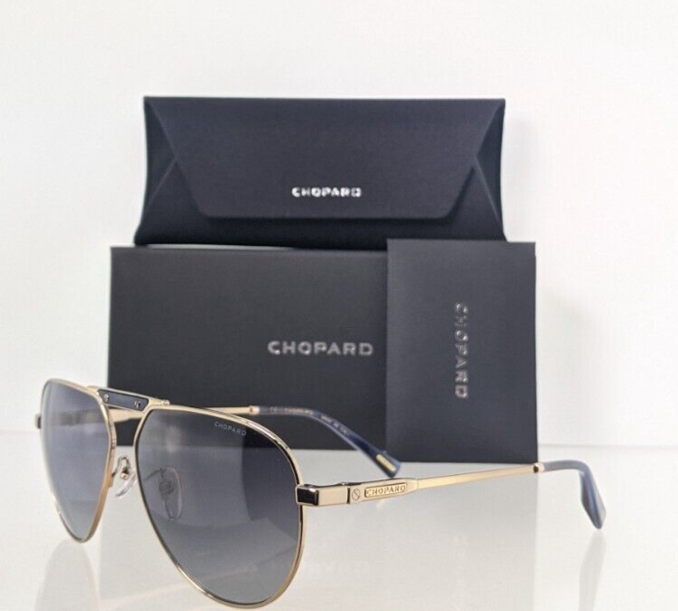 Pre-owned Chopard Brand Authentic  Sunglasses Schf 80 08ff Italian Frame Schf80 In Blue