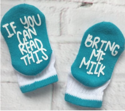 If you can read this baby socks 2025