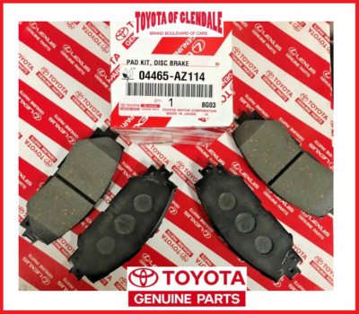 2006-2012 TOYOTA RAV4 / RAV4 EV FRONT CERAMIC BRAKE PADS GENUINE OEM 04465-AZ314