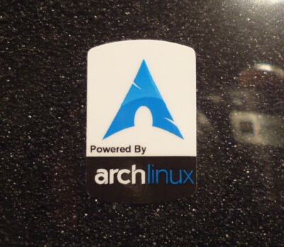 Arch Linux Label / Aufkleber / Sticker / Badge / Logo 1,9cm x 2,8cm [317]