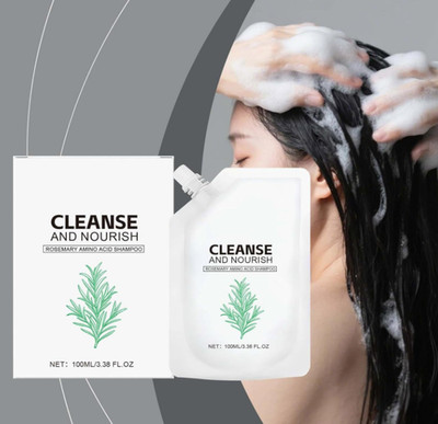 Grospe Rosmarin Aminosäure Shampoo 100ml,natürlicher Rosmarinextrakt Haarshampoo