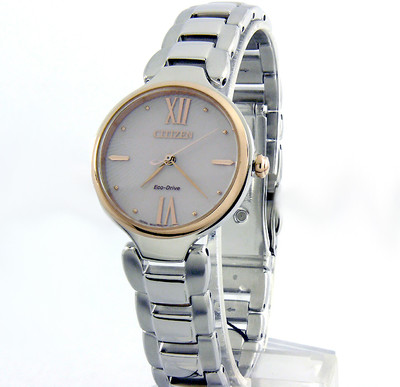 CITIZEN EM0024-51W LADIES ECO-DRIVE JAPAN MADE 28mm *SUPER CLEARANCE SALE*