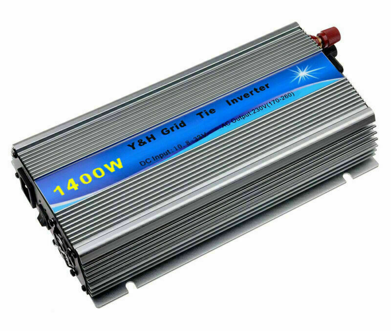 NEW 1400W Solar Grid Tie Micro Inverter Pure Sine Wave MPPT DC16-28V to AC110V