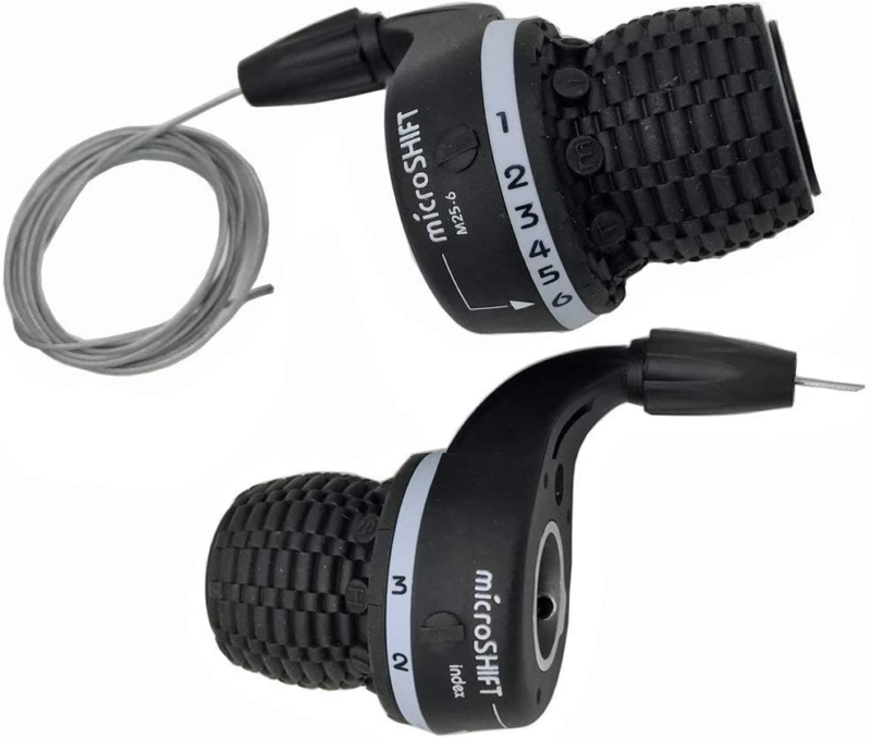 MTB Bike Bicycle Twist Grip Gear MS25-6 Shifters 3X6 Speed DIP Compatible