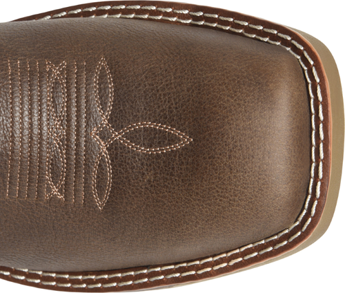 Pre-owned Double-h Boots Women's 10” Ari Wide Square Composite Toe Roper Work Boot Brown