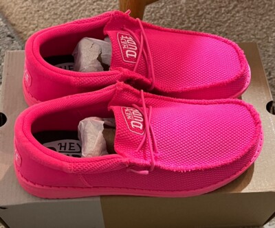 Hey Dude Wendy Funk Mono Electric Pink Womens size 12