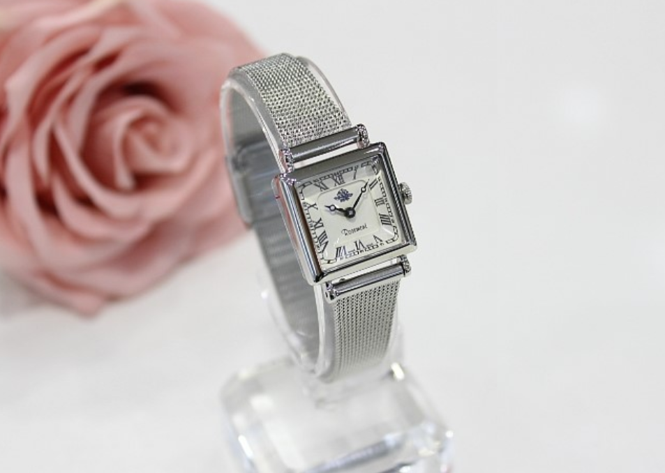 Pre-owned Rosemont Watch Nostalgia Ns-011svr-mt Stainless Steel Lady