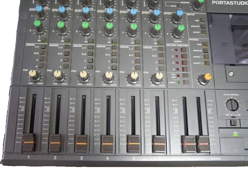 Tascam Portastudio 246 4 Track Cassette 6ch Mixer Tested and Tascam Portastudio 246 4 Track Cassette 6ch Mixer Tested and