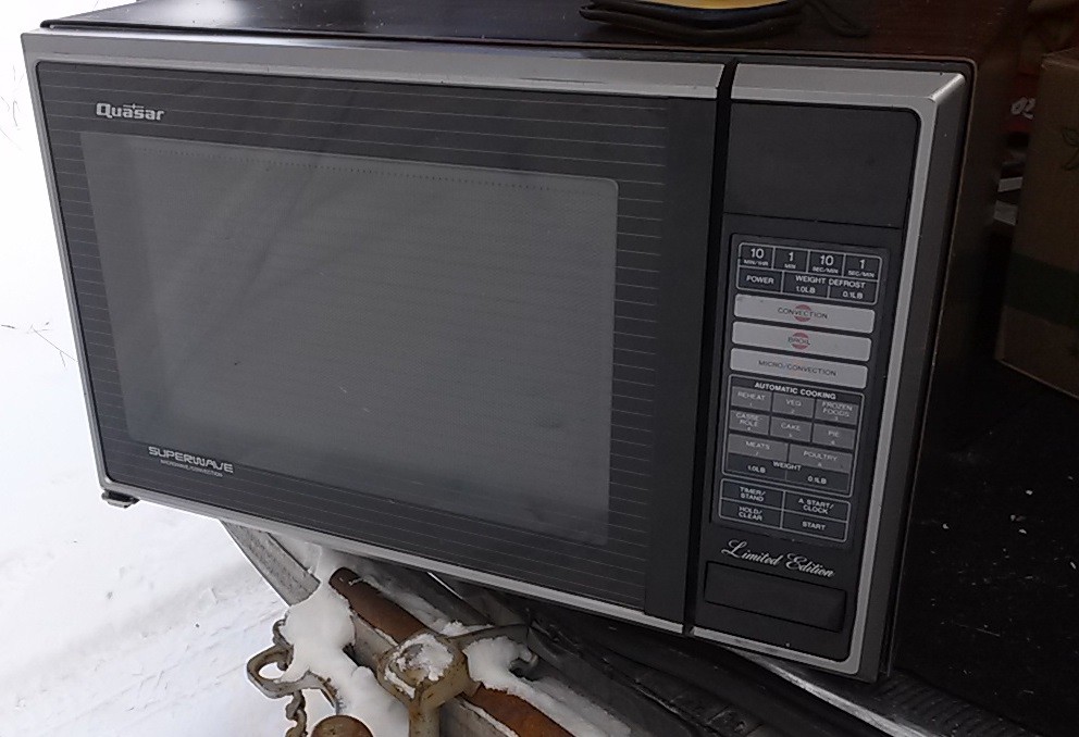 LARGE vintage Convection microwave vintage large Kenmore HUGE countertop Sears