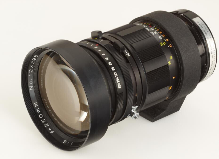 Mamiya Sekor 250mm f/5 Telephoto Lens Universal Press | eBay