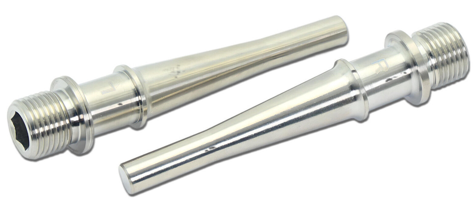 Crankbrothers STAMP 7 and 11: 2 pedal axles in TITANIUM ! 4 Crankbrothers STAMP 7 and 11: 2 pedal axles in TITANIUM ! 4
