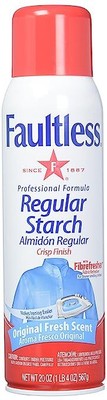Faultless Spray Starch for Clean Crisp Clothes No Spots or Streaks 20 Oz