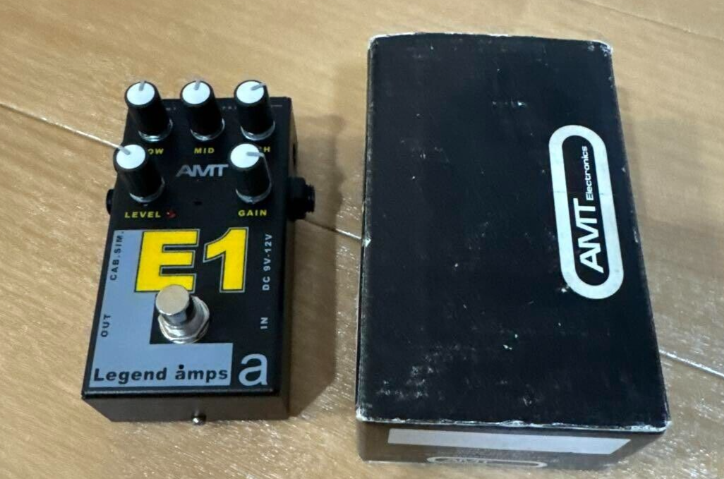 ギター AMT ELECTRONICS E1 Legend Amp Series AMT R1 — JFET guitar preamp (1 channel) Mesa boogie