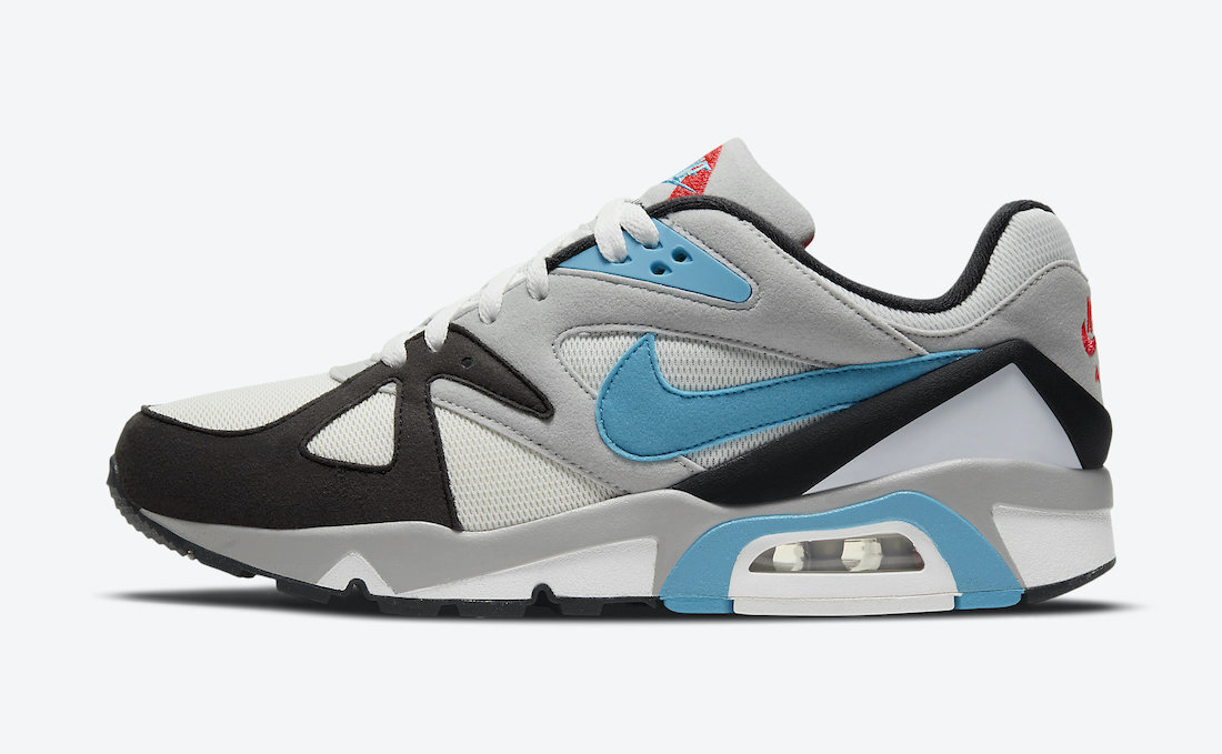 

Мужские кроссовки Nike Air Structure OG Triax 91 Neo Teal White Blue Black CV3492-100 sz 9, Серый, Nike Air Structure Triax 91