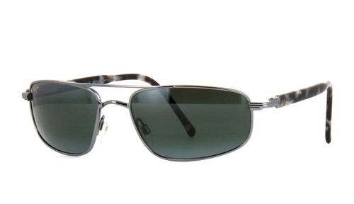 Pre-owned Maui Jim Kahuna Mj 162-02 - Gunmetal W/neutral Grey In Gray
