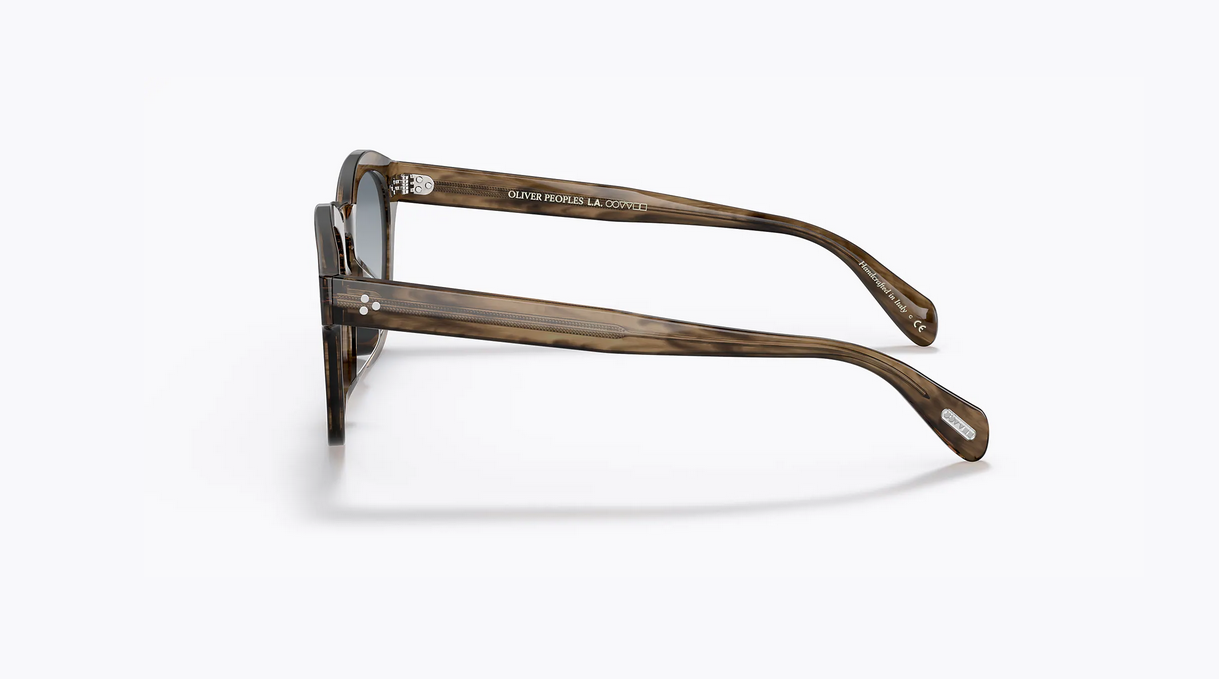 Pre-owned Oliver Peoples Brand 2022  Sunglasses Ov 5382su 16898g Boudreau L.a Authentic In Soft Teal Gradient Mirror