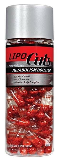 Lipo Cuts Metabolism Booster, 60 Count, Weight Loss Pills for Men