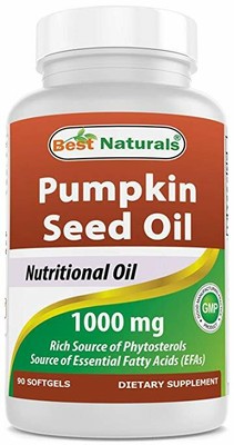 Best Naturals Pumpkin Seed Oil 1000 mg 90 (Best Naturals Pumpkin Seed Oil)