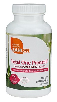 Prenatal Multi Vitamin Pregnancy Health Total Prenatal ~ 120 Caps Zahler