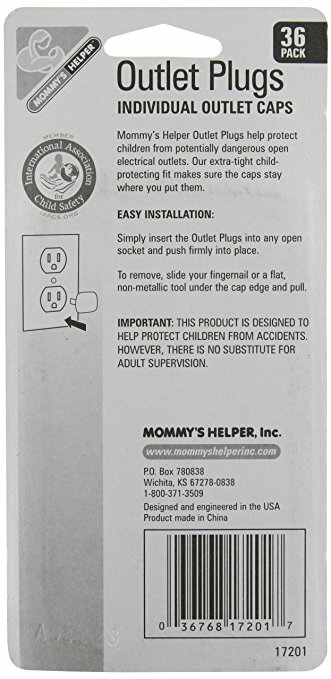 Mommy's Helper Outlet Plugs, 36 Count