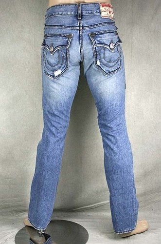 Pre-owned True Religion Jeans Mens Ricky Giant Big T High Plains 24859bggbt In Blue