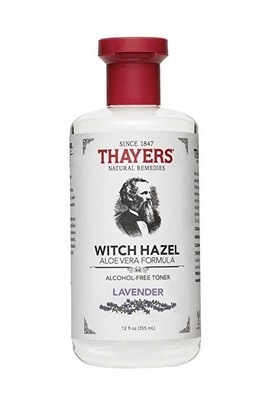Thayers Alcohol-Free Witch Hazel with Organic Aloe Vera, Lavender