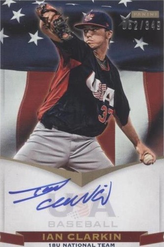 2012 Panini USA Baseball National Team - Ian Clarkin #IC