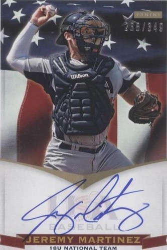 2012 Panini USA Baseball National Team - Jeremy Martinez #JM