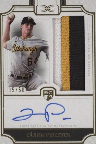2024 Topps Definitive Collection - Quinn Priester #DRPC-QP