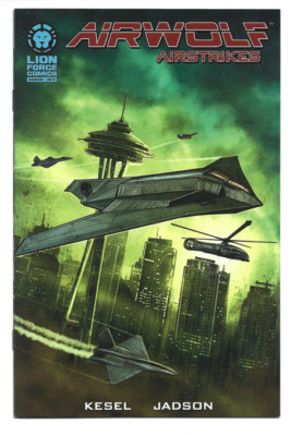 RARE Lion Force Airwolf Airstrikes, 2015, NN, Ashcan Edition NM Range