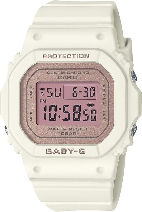 【CASIO】BABY-G BGD-565-4JF Casio Baby-G BGD-565-4 Resin Strap Women Watch Pink Beige