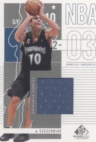 2002-03 SP Game Used Edition - Wally Szczerbiak #57