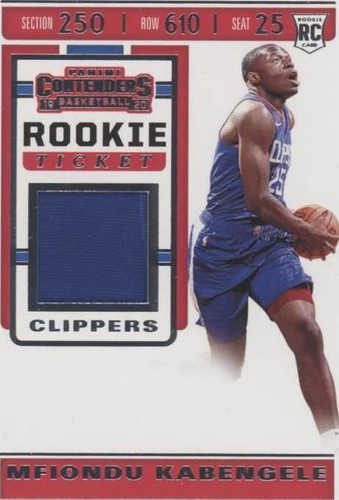 2019-20 Panini Contenders - Mfiondu Kabengele #RTS-MFK
